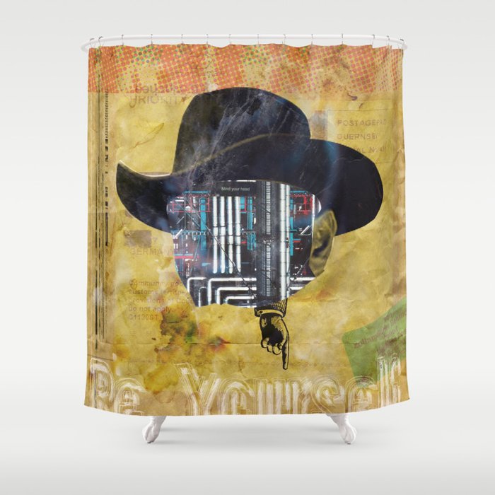 Be Yourself Shower Curtain