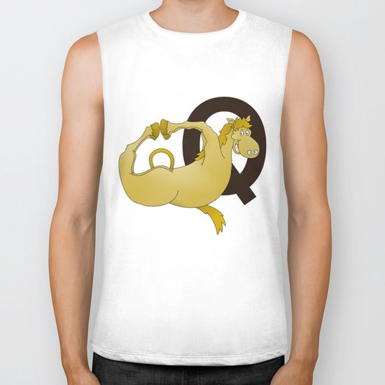 Monogram Q Pony Biker Tank