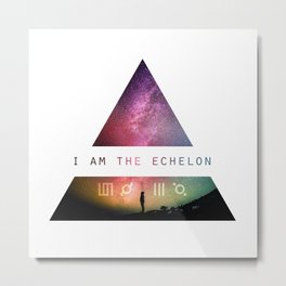 I am the Echelon - 30 Seconds to Mars Metal Print | Symbols, Universe, Triad, Triangle, Music, Echelon, Graphicdesign, Digital, Stars, 30Secondstomars 