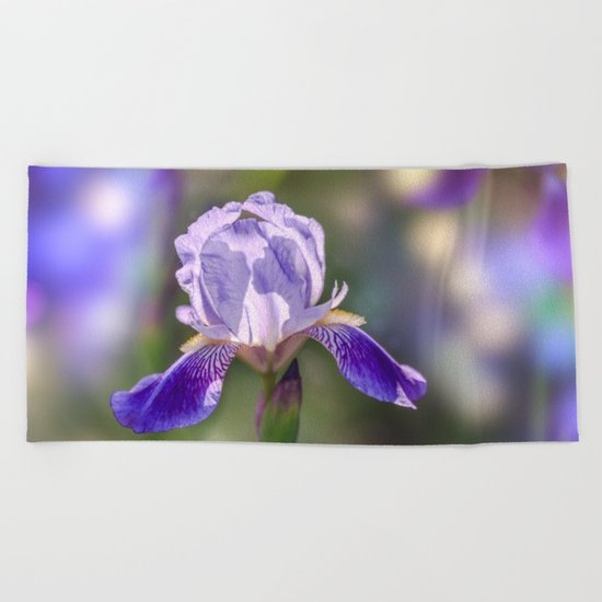 Iris Beach Towel