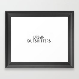Urban Out$hitter$ Logo Framed Art Print