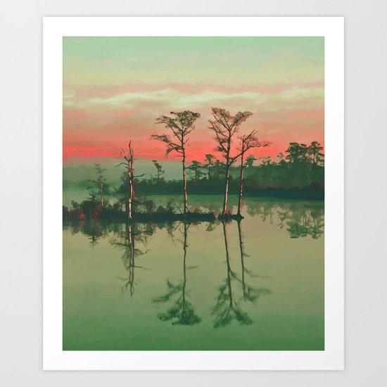 Lake House Art Print