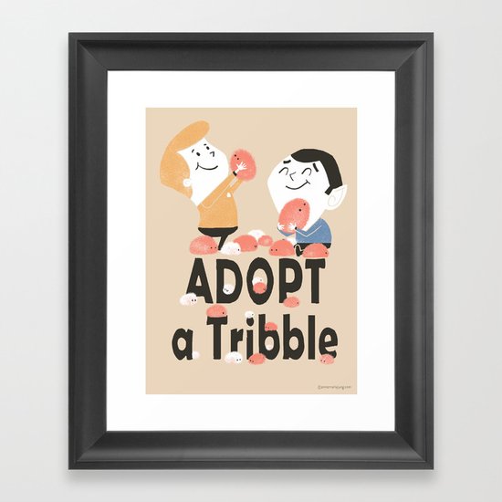 Adopt a Tribble Framed Art Print