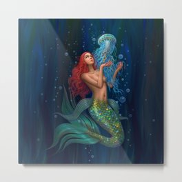 Beautiul mermaid Metal Print