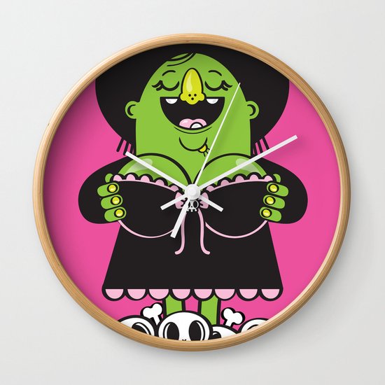 Boobies Trap Wall Clock