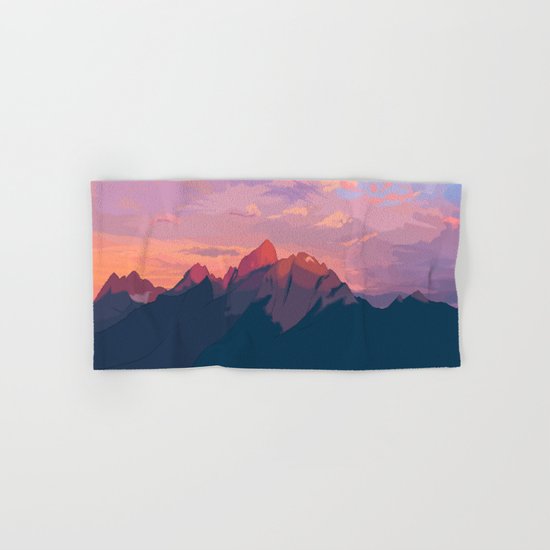 Sunset Hues Hand & Bath Towel