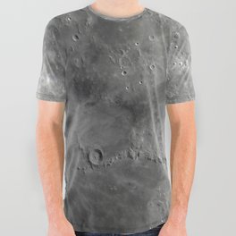 craters on the moon All Over Graphic Tee