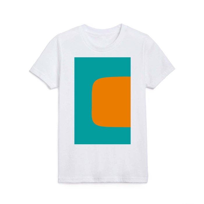 Orange and turquoise shirt sales