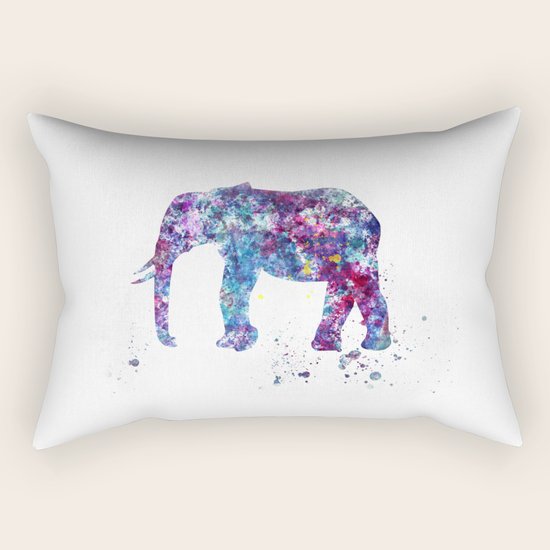 Elephant Rectangular Pillow