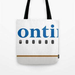 Plane Tees - Continental Airlines Tote Bag