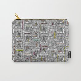 Log Cabin Pattern Carry-All Pouch