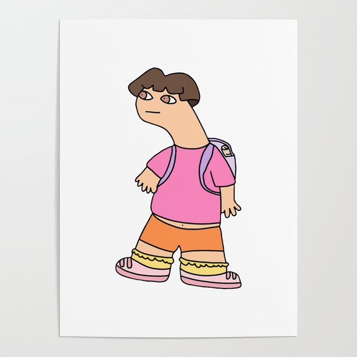 Dora Stick Meme Poster by brucheke | Society6