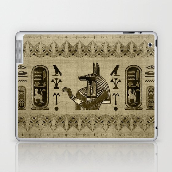 Egyptian Anubis Ornament Laptop & iPad Skin