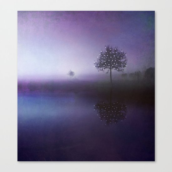 SOLITUDE IN TIME - PURPLE Canvas Print
