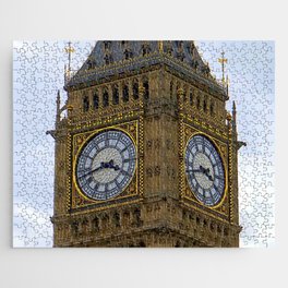Great Britain Photography - Big Ben Under The Cloudy Sky Jigsaw Puzzle