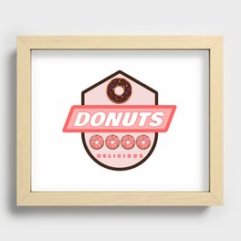 Donuts Recessed Framed Print