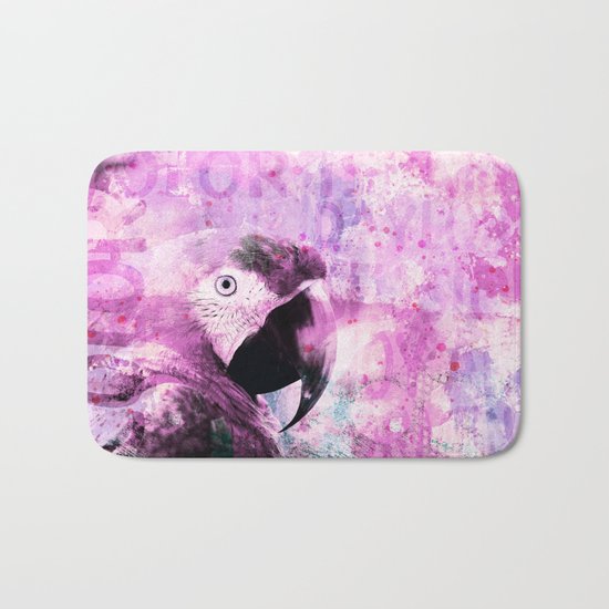 Crazy Parrot Bath Mat