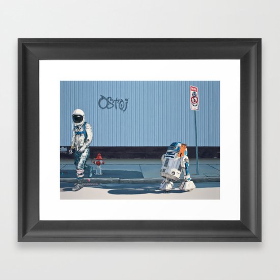 The Parking Ticket Framed Art Print