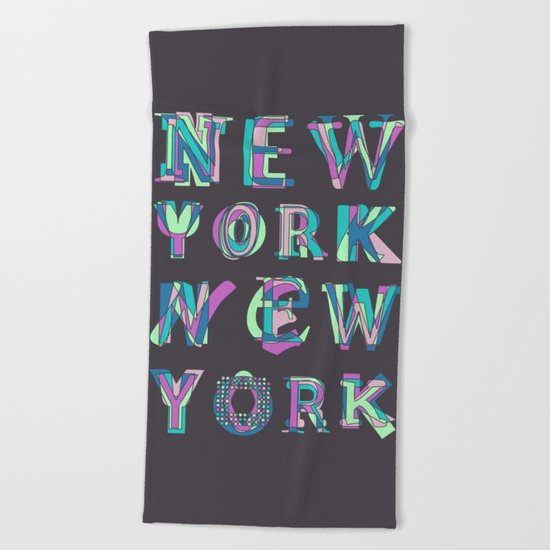 NYC Beach Towel