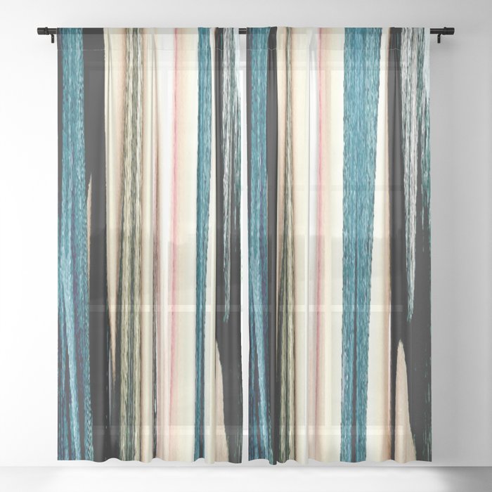 Blue Turquoise Black Grey Beige Pink, Blue And Beige Striped Curtains