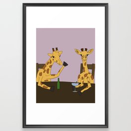 Stay For A Drink Framed Art Print