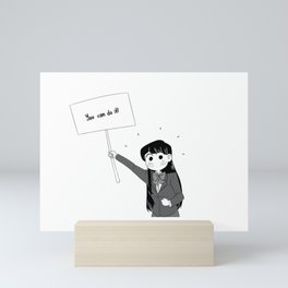 Komi-San You Can Do It! Mini Art Print