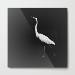crane in the suburbs Metal Print