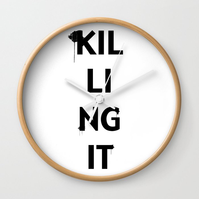 Killing It II Wall Clock
