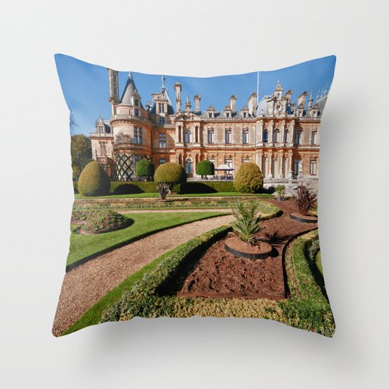 Waddesdon Manor Throw Pillow
