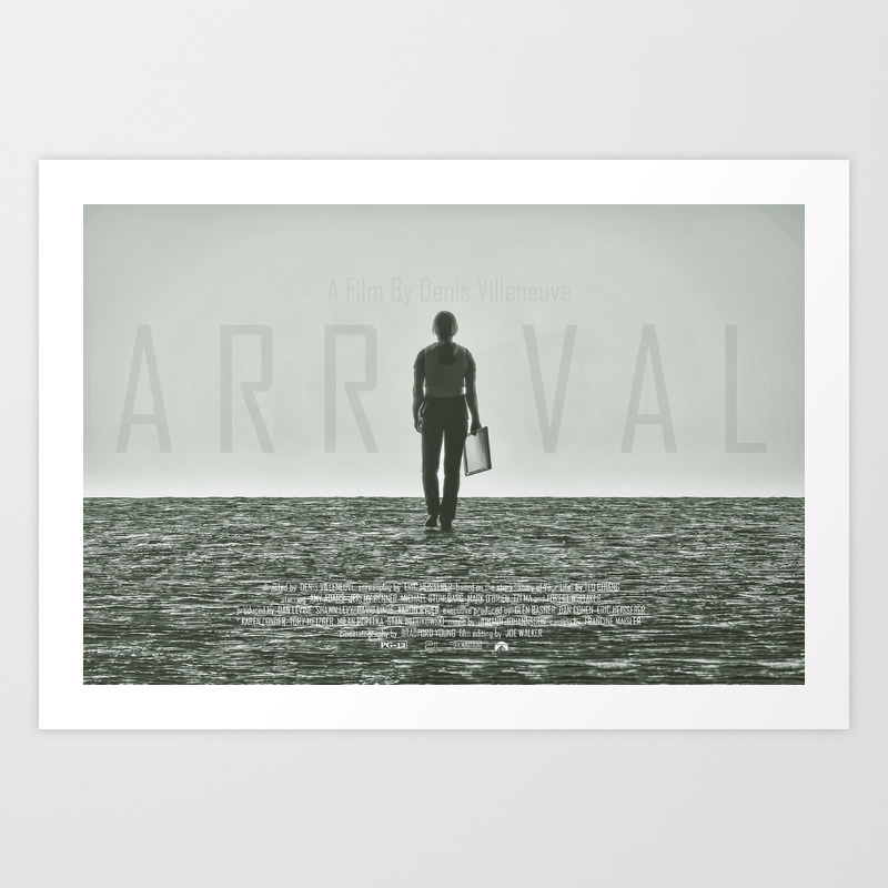 Arrival Alternative Movie Poster Art Print By Dakotarandallartshop Society6