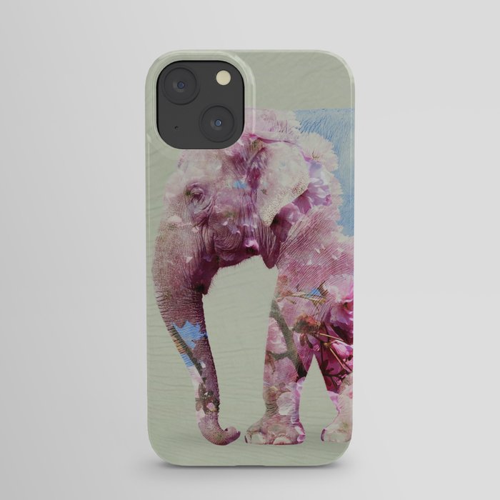 Cherry blossom Elephant iPhone Case