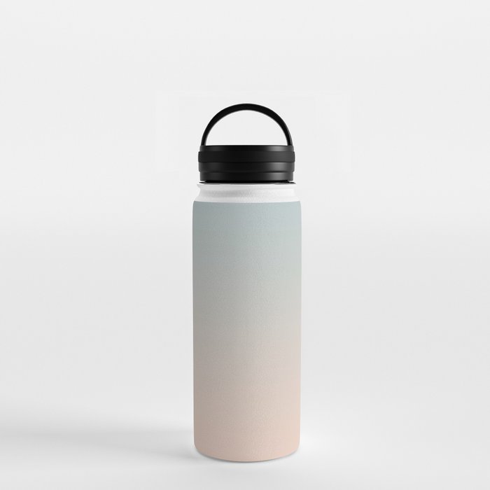 Soft Gradient Ombre Gradual Geometric Artwork Water Bottle