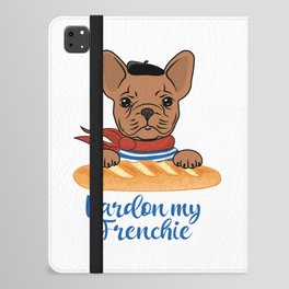 Pardon My Frenchie - Funny French Bulldog iPad Folio Case