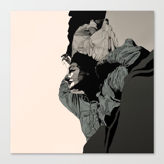 N. Canvas Print