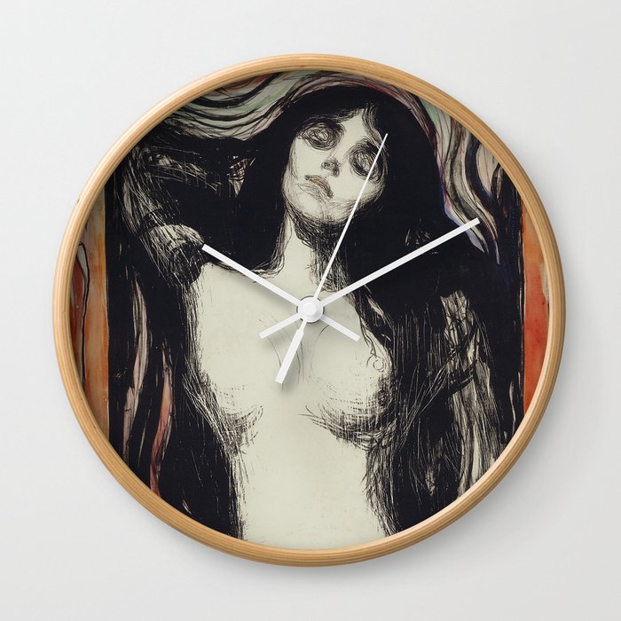 Portrait of a woman Wall Clock