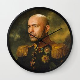 Joe Rogan Poster, Comedian, Podcast, Classical Painting as General, Regal art Wall Clock