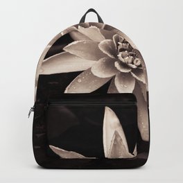 White Flower Backpack