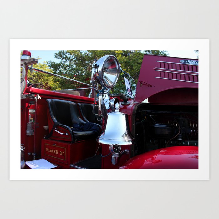 Fire Truck Bell I Art Print by Photography by Michiale | Society6