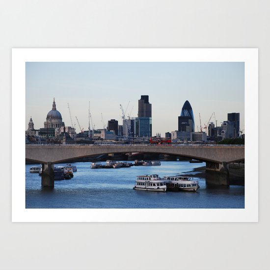 London Thames Art Print