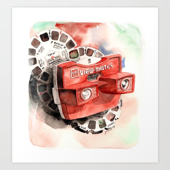 Vintage gadget series: View-Master Model G Art Print