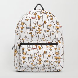Lots of Lovely Ducks Backpack | Duckling, Drawing, Cute, Chick, Family, Cuteduck, Hugging, Kawaii, Warmth, Loving 
