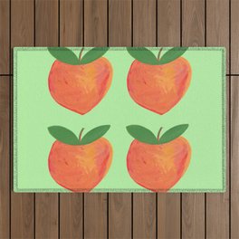 Four Peaches - Green Outdoor Rug