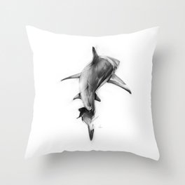 Shark II Throw Pillow