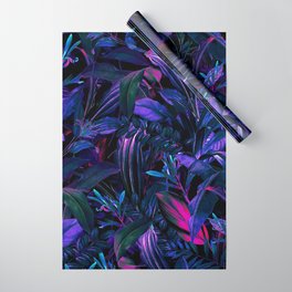 Future Garden Tropical Night Wrapping Paper