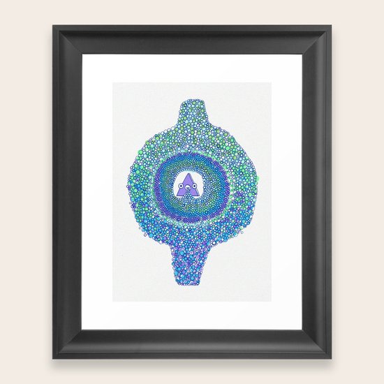 Bubbles Framed Art Print
