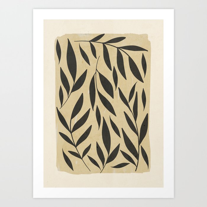 minimal plants Art Print by ThingDesign | Society6