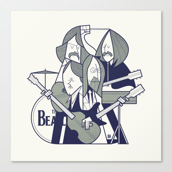 Fab Four Canvas Print