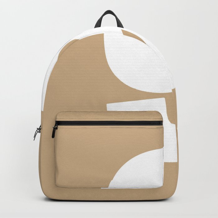 9 (White & Tan Number) Backpack