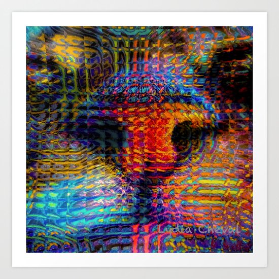 Dangerous reflection Art Print