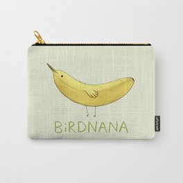 Birdnana Carry-All Pouch | Birb, Bird, Funny, Nursery, Yellow, Adorable, Smile, Drawing, Banana, Illustration 